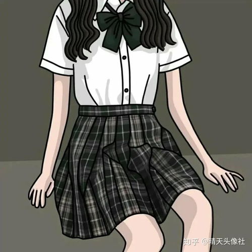 有哪些漫画风的jk女生头像吗