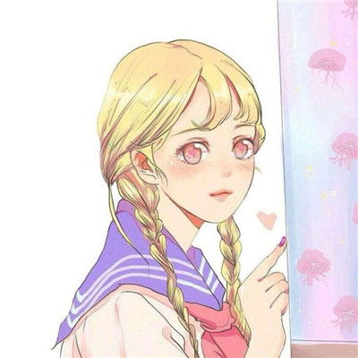彩色手绘卡通头像少女心大全2018爱自己是终身浪漫的开始