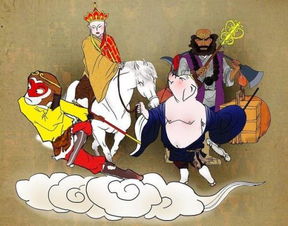 唐僧师徒四人的简单动画人物画法