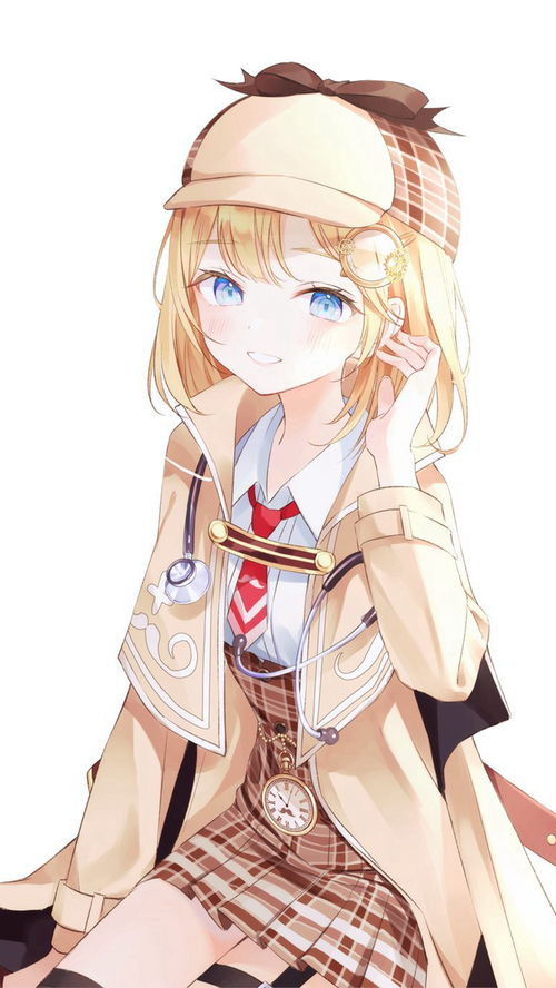 动漫女孩笑容唯美治愈手机壁纸动漫里的美少女