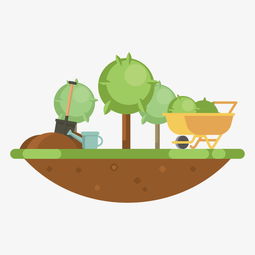 卡通绿色的森林矢量素材图片素材其他格式下载动漫人物大全