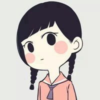 编辫子的卡通女生头像卡通小辫子女生头像