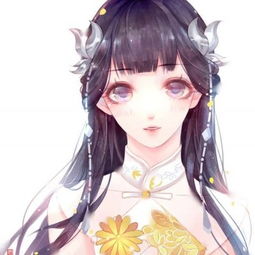 白羊座古装头像卡通版女头