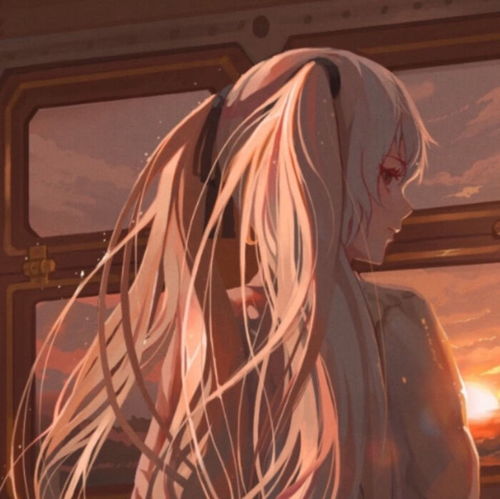 动漫女生头像背影杀