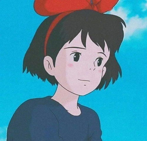 动漫女头,喜欢魔女宅急便的头像吗