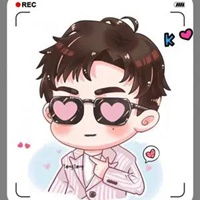 宝藏男孩张哲瀚卡通q版头像