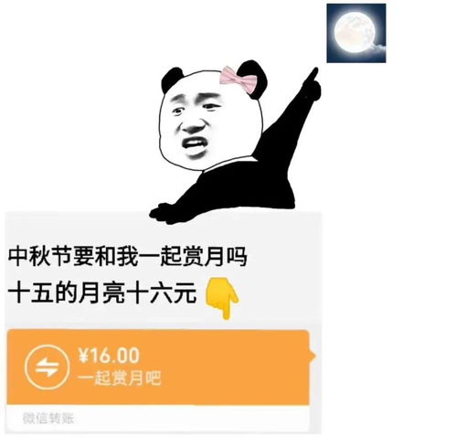 套路表情包十五的月亮十六元