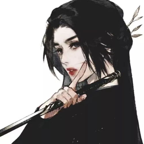 又酷又飒的动漫女生头像背景图套图套图系列