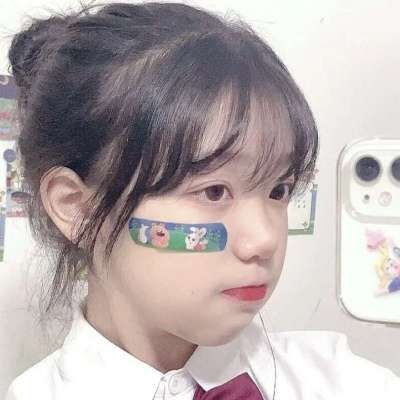 梦钰.白色系.干净女头.真人.
