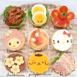 日本妈妈制作的卡通造型食物