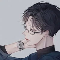 简约头像手绘男