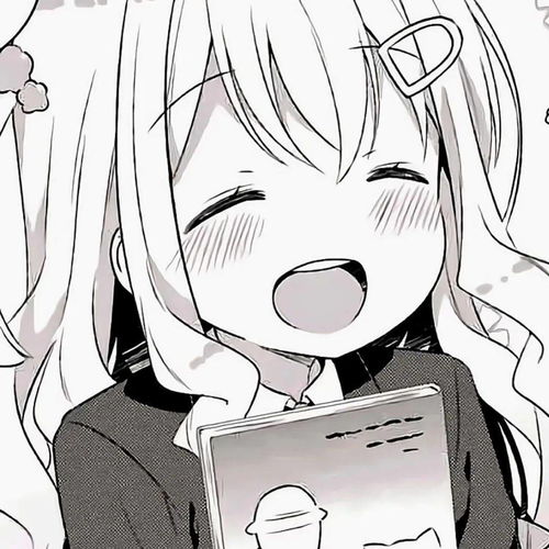 黑白漫画风女头