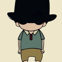 快手黑色头像图片卡通微信头像图片大全