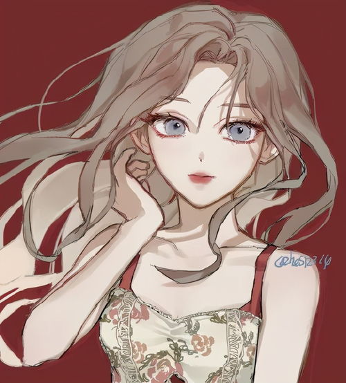 cg原画插画教程少女心爆棚的日韩系漫画少女小插画素材
