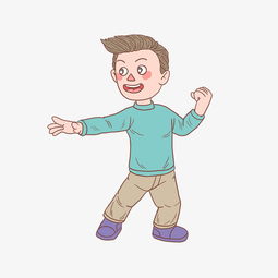 卡通手绘人物娱乐男孩图片素材其他格式下载动漫人物大全