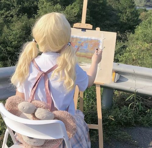 女生头像唯美森系