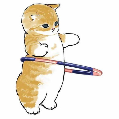 有没有很治愈的猫的卡通插画头像