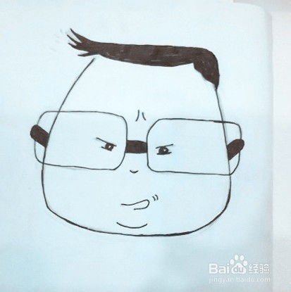 简单卡通头像小胖
