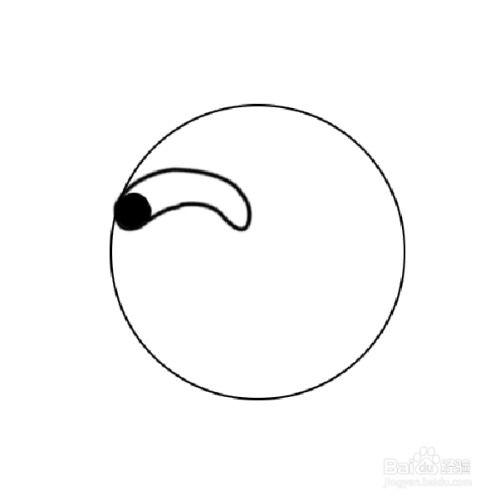 如何画斜眼笑表情简笔画