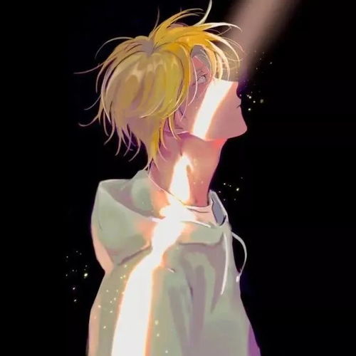 动漫男头好看的男生头像手绘星空文艺卡通孤独