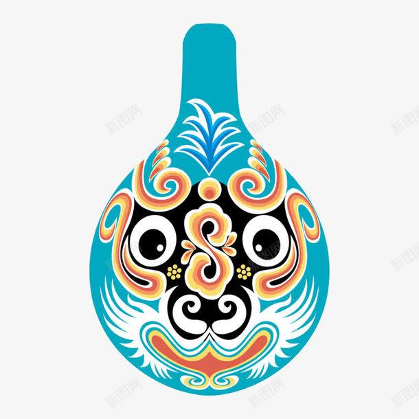 脸谱花瓶高清素材页面网页平面电商创意素材png素材素材