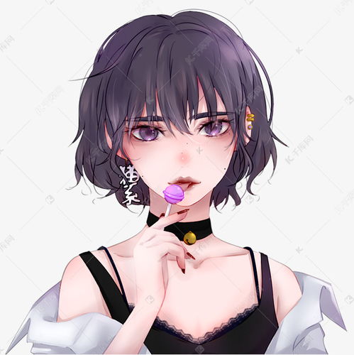 二次元漫画女生头像素材图片免费下载千库网