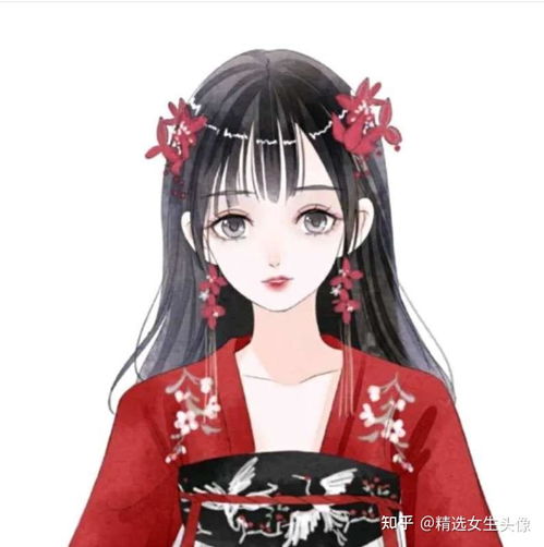 闺蜜头像古风卡通人生语录