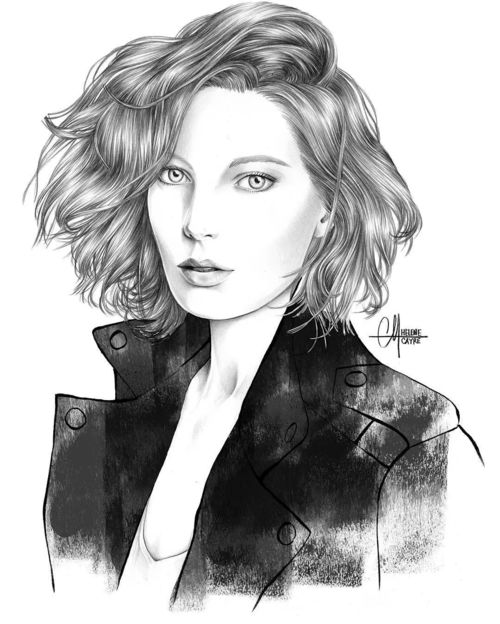 素描插画,她只用一年时间逆袭,却把人物画活了