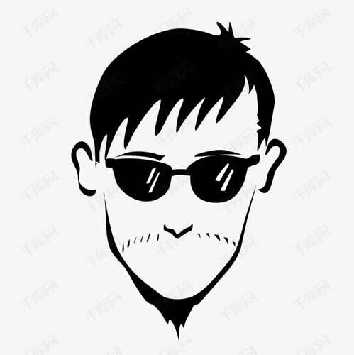 戴着眼镜的矢量男人头像素材图片免费下载千库网