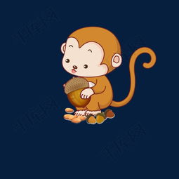 卡通黄色猴子素材图片免费下载高清卡通手绘png千库网图片编号6215496