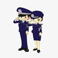 警察可爱卡通头像女福原爱