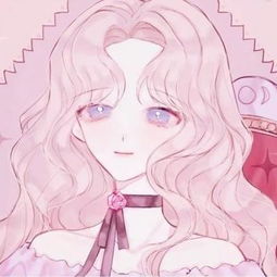 粉色系列女生动漫头像可爱少女心