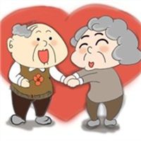 动漫老人头像图片