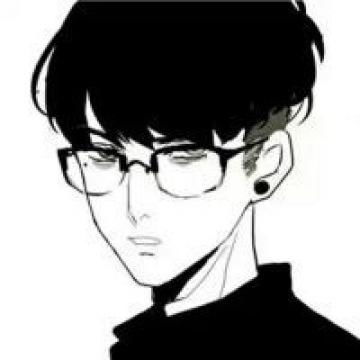 素描头像男生黑白卡通动漫卡通