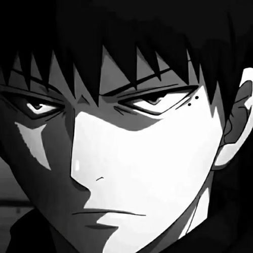 黑色动漫男生头像酷boy
