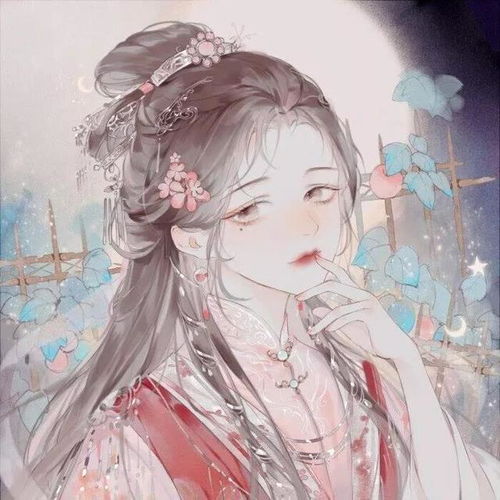 仙气十足的女子古风动漫头像温山软水繁星万千,不及你眉眼半分