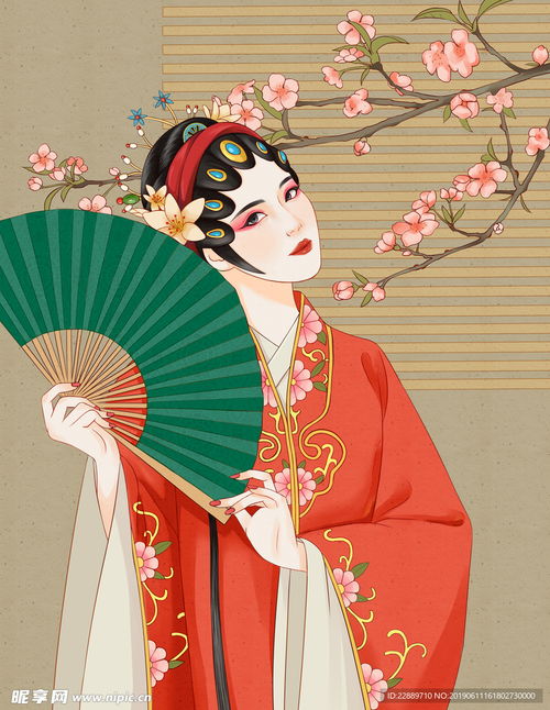 戏剧花旦角色设计图