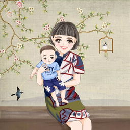 母亲节很有料给我们一张妈妈的靓照,免费送你萌系漫画头像萧山妈妈特别福利来啦