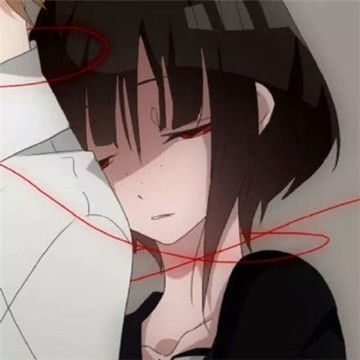 高冷情侣一男一女动漫头像,卡通头像图片