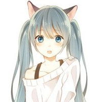 猫耳朵女生动漫头像4人微信头像图片大全