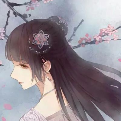 2020最新动漫古风情侣头像一男一女分开的两张