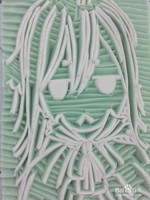 如何用橡皮章雕刻动漫人物