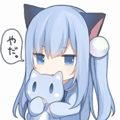 动漫头像第66期猫耳女孩子可爱头像,主人,求抱抱