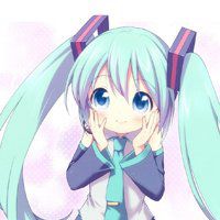 初音未来卡通头像miku