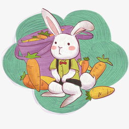 质感个性动物插画兔子图片素材其他格式下载动漫人物大全