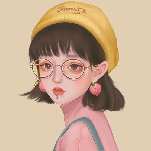 动漫女头可爱手绘头像