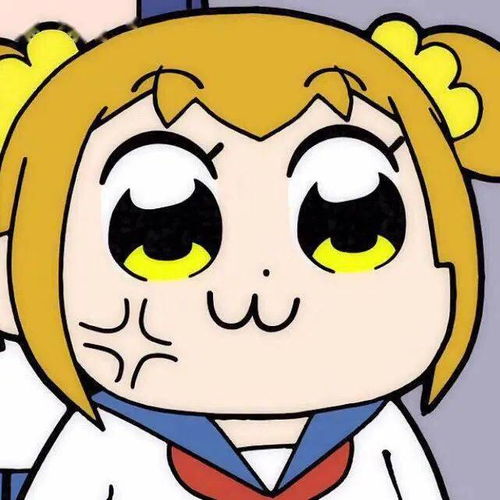 卡通姐妹头像两张一对pop子
