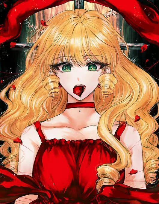 插画欣赏超有年代感的美少女插画