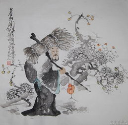 精品四平尺国画人物作品