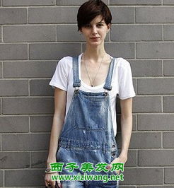 女生超短发发型图片五款超清爽女生短发造型图